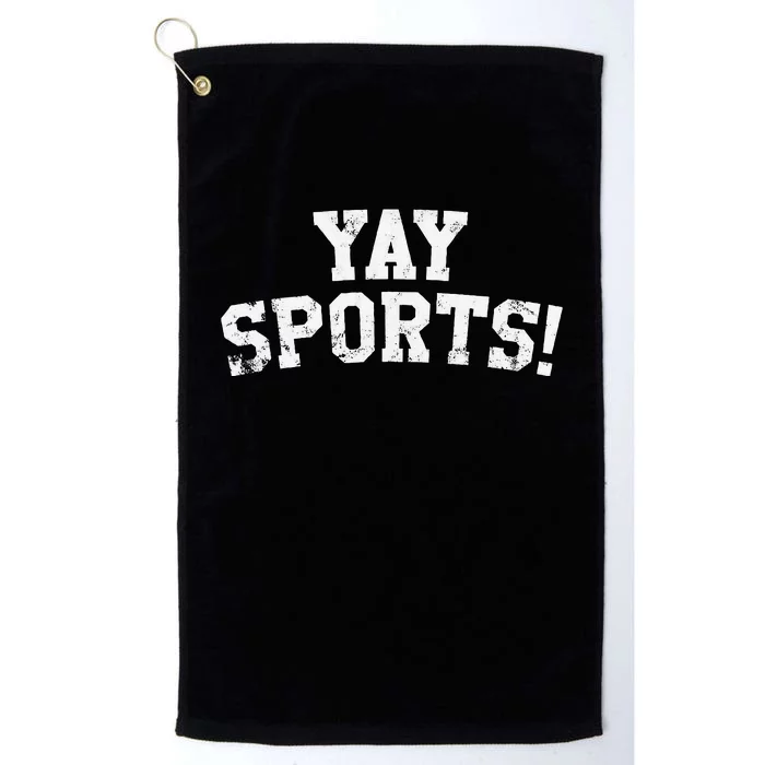 Yay Sports! Funny Sports Platinum Collection Golf Towel