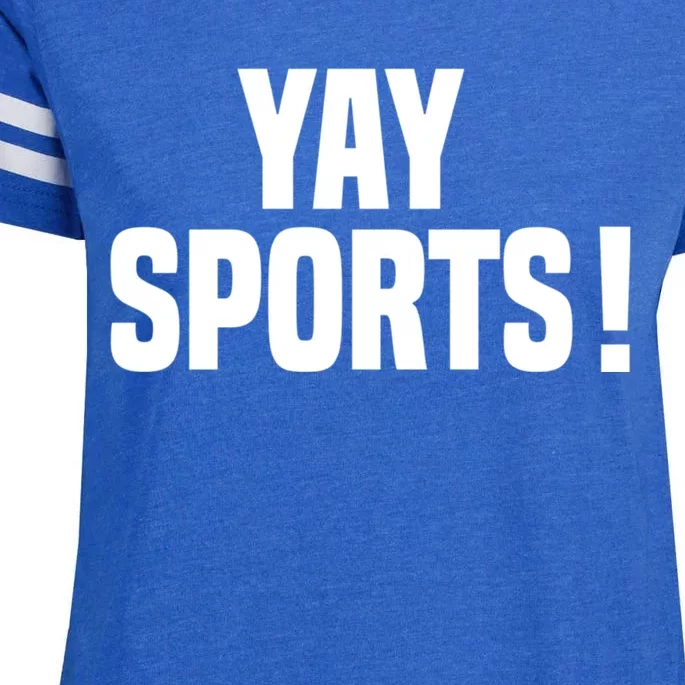 Yay Sports Funny Football Enza Ladies Jersey Football T-Shirt