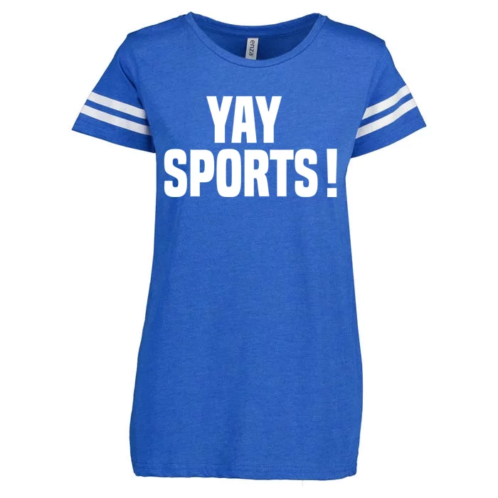 Yay Sports Funny Football Enza Ladies Jersey Football T-Shirt