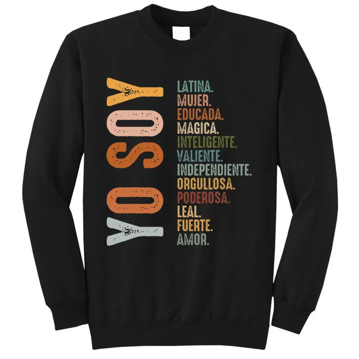 Yo Soy Funny Mexican Hispanic Heritage Month Tall Sweatshirt