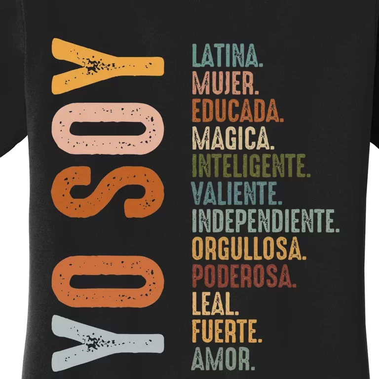 Yo Soy Funny Mexican Hispanic Heritage Month Women's T-Shirt