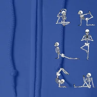 Yoga Skeleton For A Yoga Fan Full Zip Hoodie