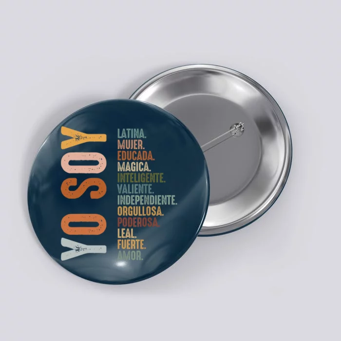 Yo Soy Funny Mexican Hispanic Heritage Month Button