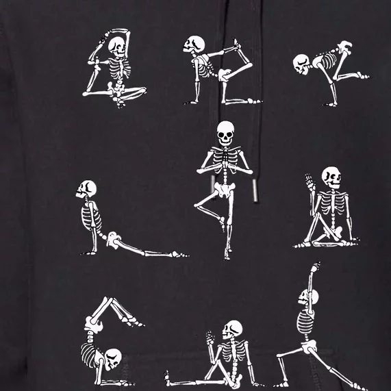 Yoga Skeleton For A Yoga Fan Premium Hoodie