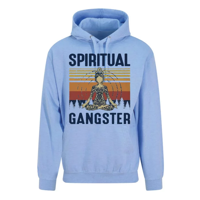 Yoga Spiritual Gangsters Vintage Yoga Lover Unisex Surf Hoodie