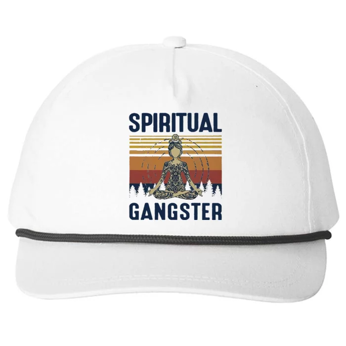 Yoga Spiritual Gangsters Vintage Yoga Lover Snapback Five-Panel Rope Hat