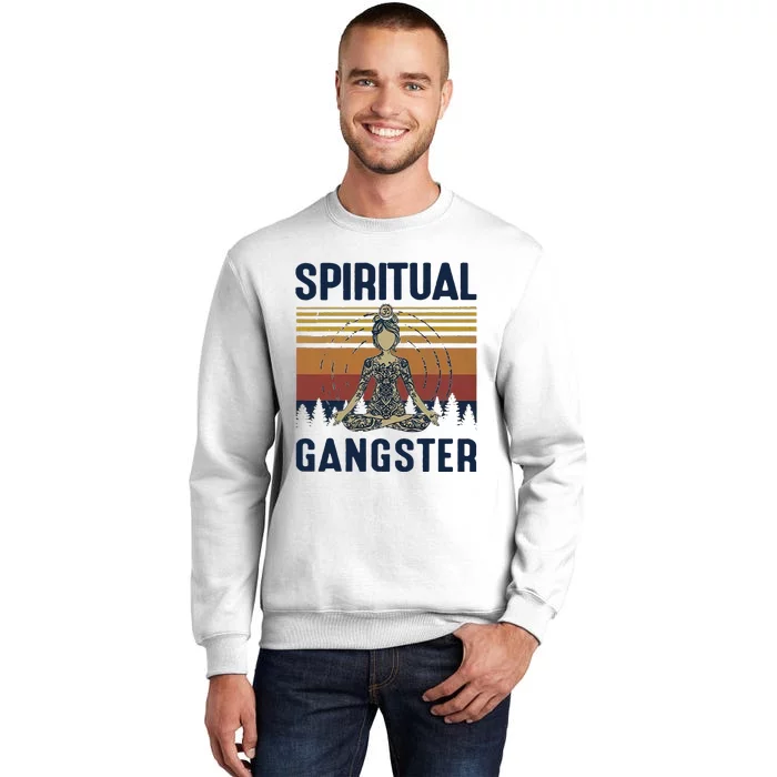 Yoga Spiritual Gangsters Vintage Yoga Lover Sweatshirt