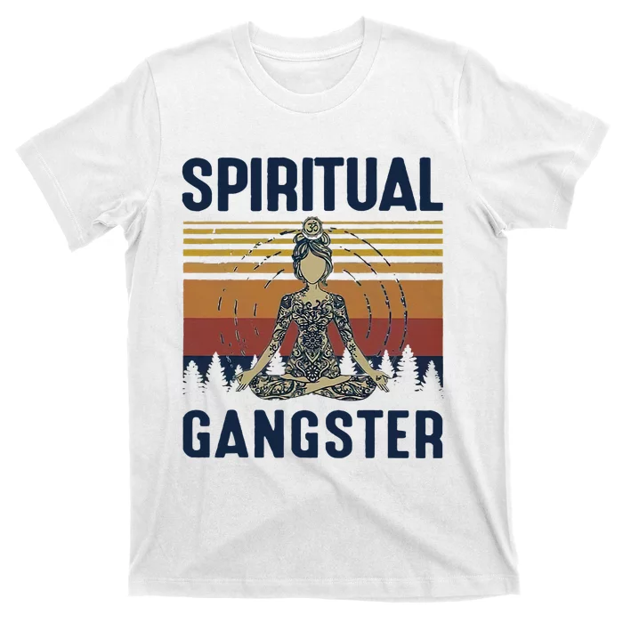 Yoga Spiritual Gangsters Vintage Yoga Lover T-Shirt