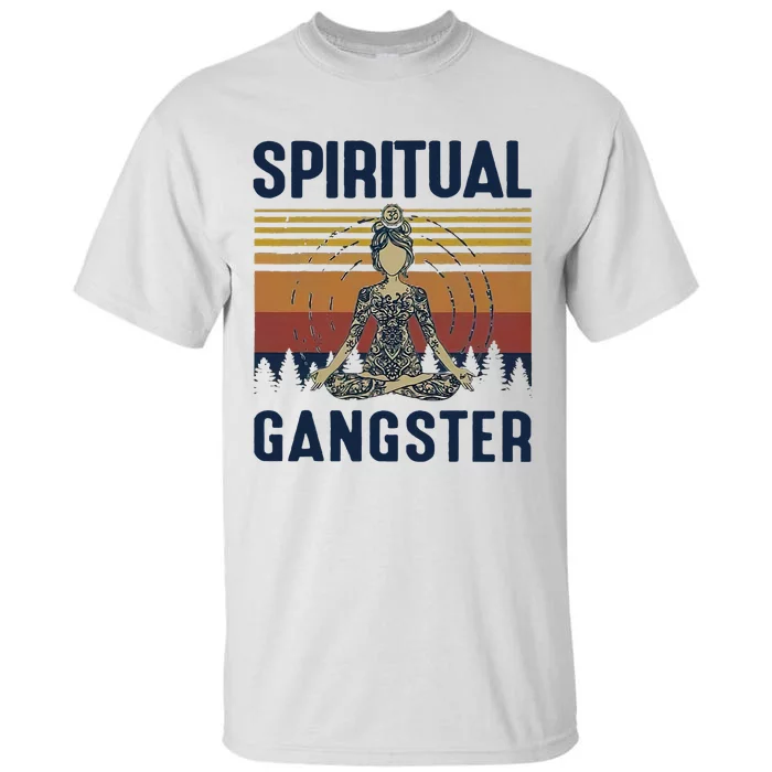 Yoga Spiritual Gangsters Vintage Yoga Lover Tall T-Shirt