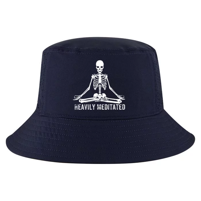 Yoga Skeleton Heavily Meditated Gift Cool Comfort Performance Bucket Hat