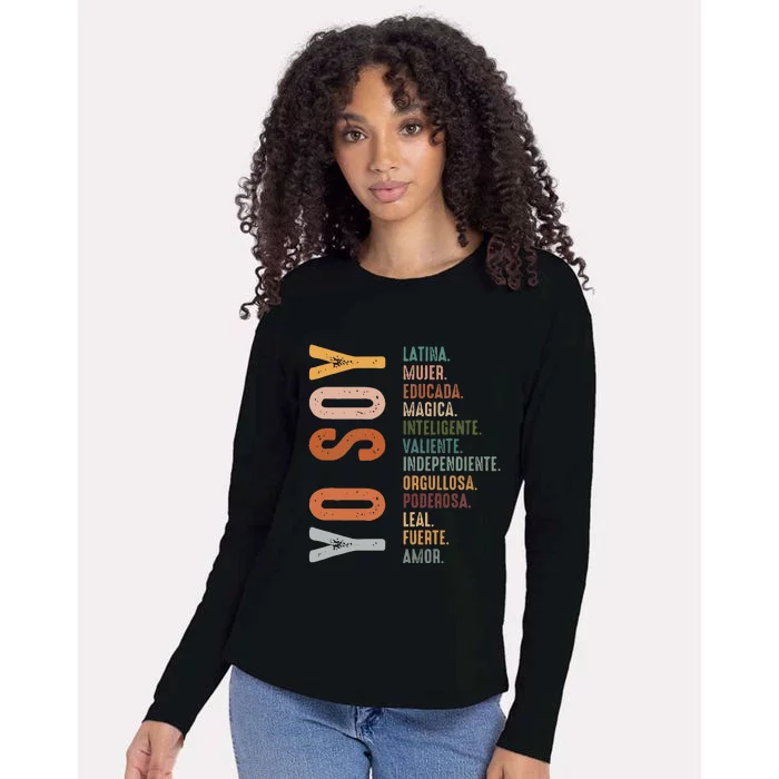 Yo Soy Hispanic Mujer Latina Camisa De Latina Chingona Womens Cotton Relaxed Long Sleeve T-Shirt