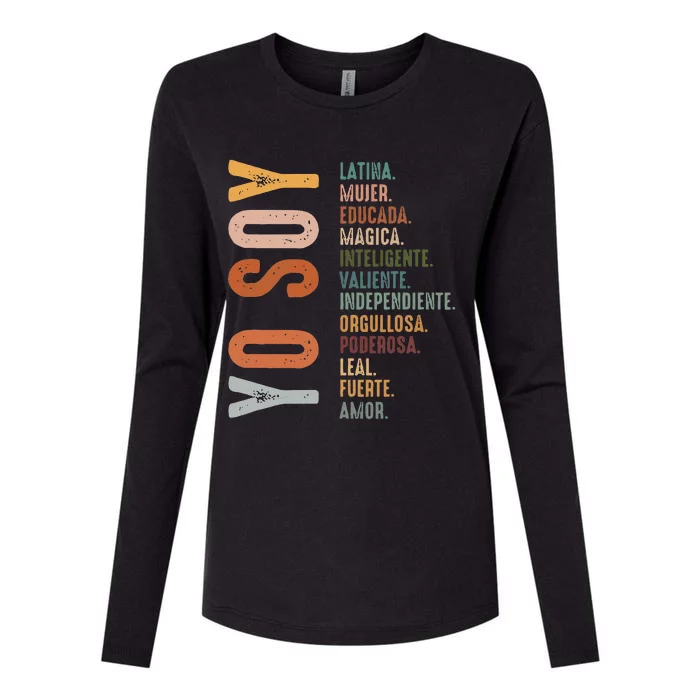 Yo Soy Hispanic Mujer Latina Camisa De Latina Chingona Womens Cotton Relaxed Long Sleeve T-Shirt