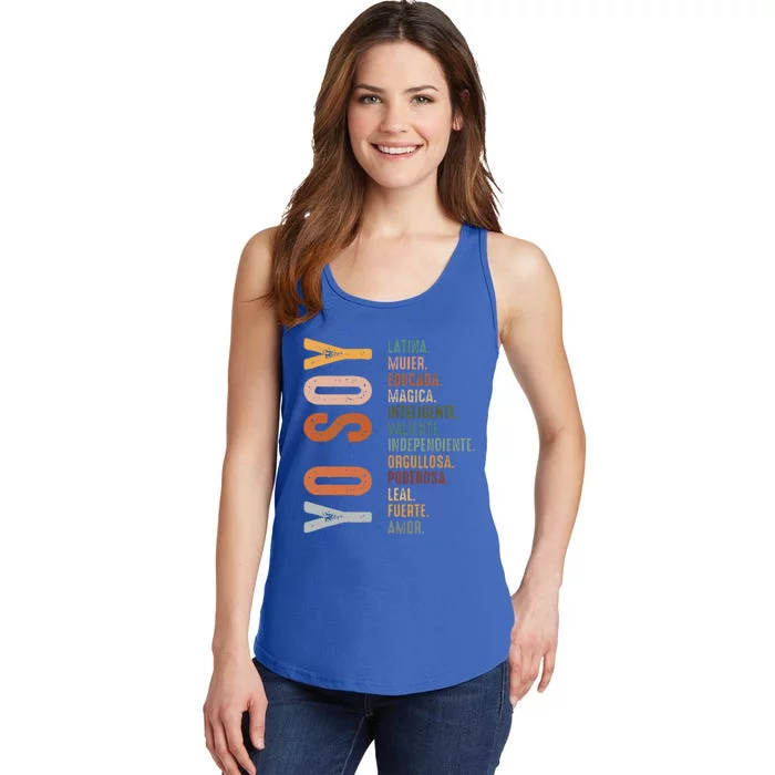 Yo Soy Hispanic Mujer Latina Camisa De Latina Chingona Ladies Essential Tank