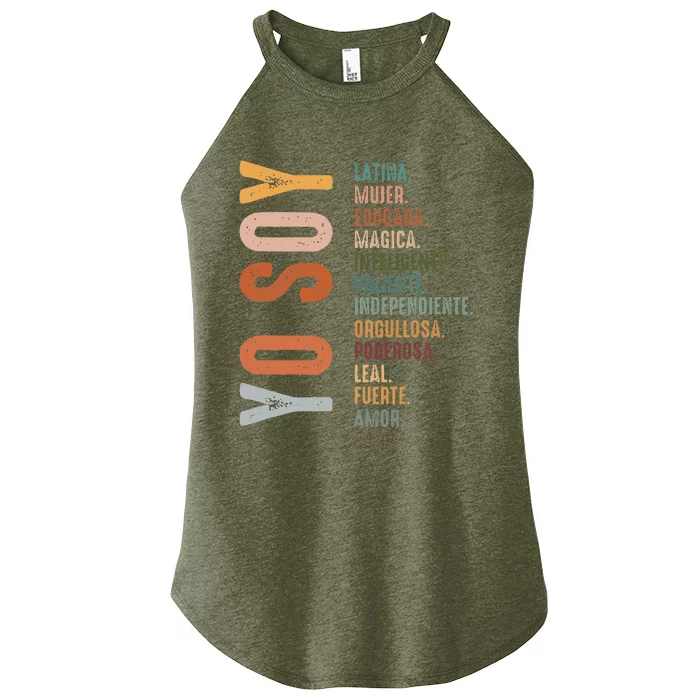 Yo Soy Hispanic Mujer Latina Camisa De Latina Chingona Women’s Perfect Tri Rocker Tank