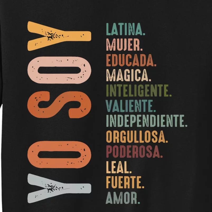 Yo Soy Hispanic Mujer Latina Camisa De Latina Chingona Sweatshirt