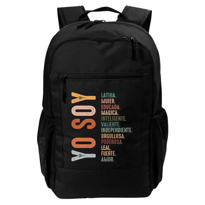 Yo Soy Hispanic Mujer Latina Camisa De Latina Chingona Daily Commute Backpack