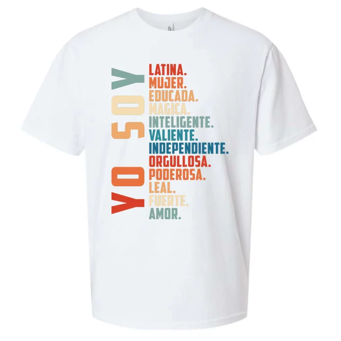 Yo Soy Hispanic Mujer Latina Camisa De Latina Chingona Sueded Cloud Jersey T-Shirt