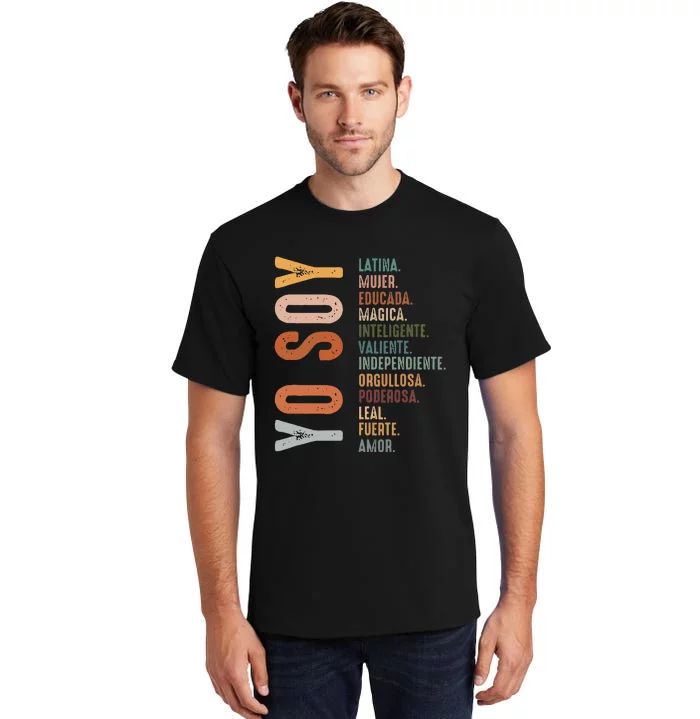 Yo Soy Hispanic Mujer Latina Camisa De Latina Chingona Tall T-Shirt