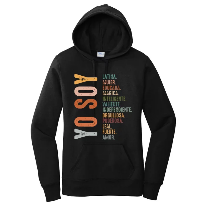 Yo Soy Hispanic Mujer Latina Camisa De Latina Chingona Women's Pullover Hoodie