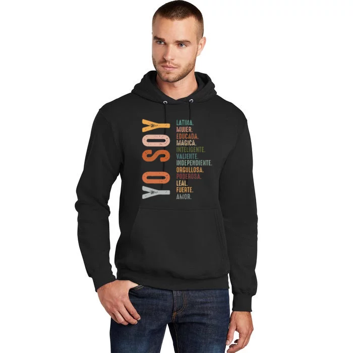 Yo Soy Hispanic Mujer Latina Camisa De Latina Chingona Tall Hoodie