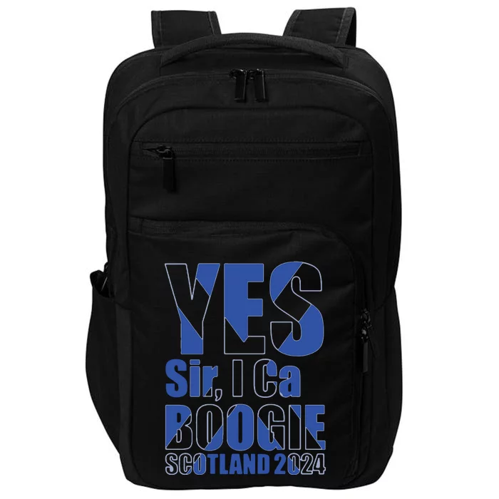 Yes Sir I Can Boogie! Scottish Flag Scotland Impact Tech Backpack