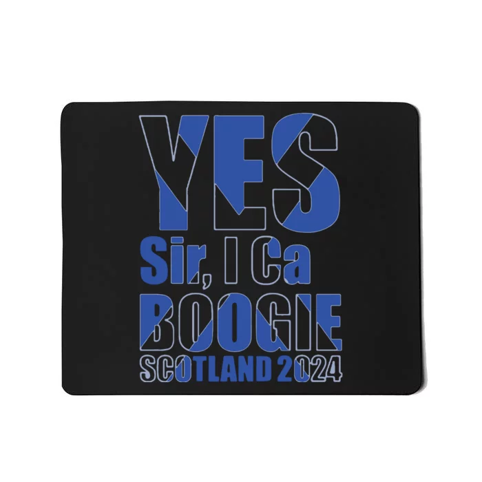 Yes Sir I Can Boogie! Scottish Flag Scotland Mousepad