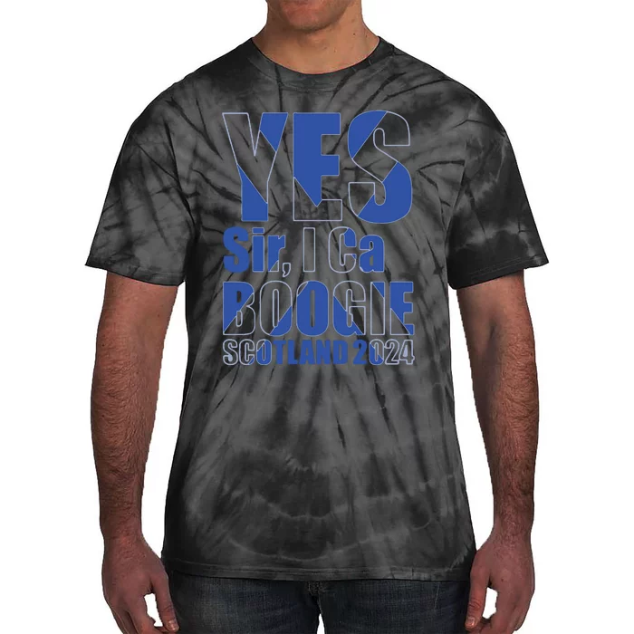 Yes Sir I Can Boogie! Scottish Flag Scotland Tie-Dye T-Shirt