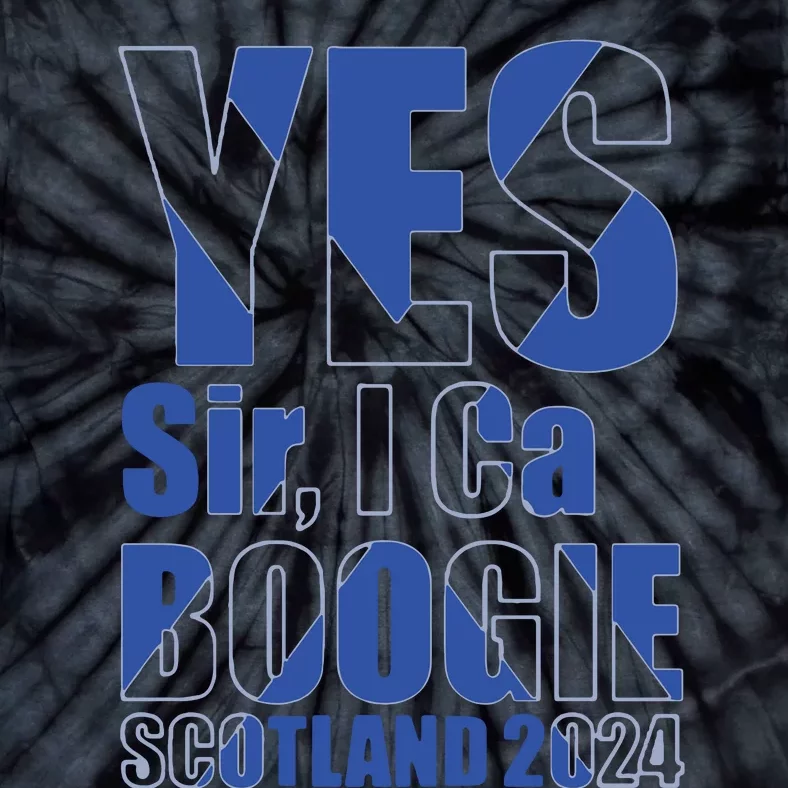 Yes Sir I Can Boogie! Scottish Flag Scotland Tie-Dye T-Shirt