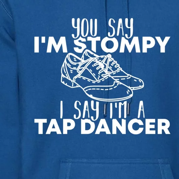 You Say I’m Stompy I Say I’m A Tap Dancer Tap Dance Day Cute Gift Premium Hoodie