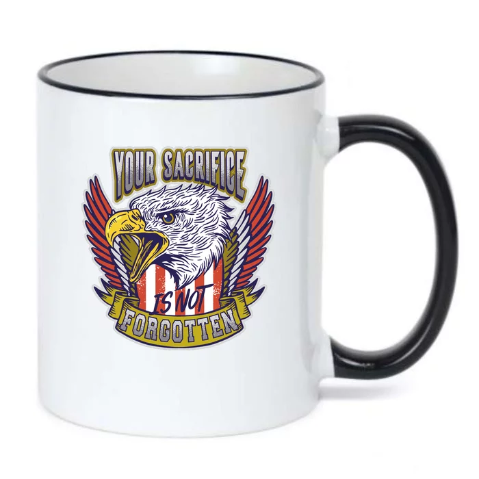 Your Sacrifice Is Not Forgotten Black Color Changing Mug