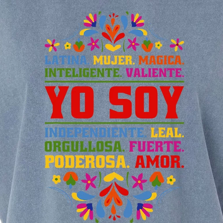 Yo Soy Latina Hispanic Heritage Month Garment-Dyed Women's Muscle Tee