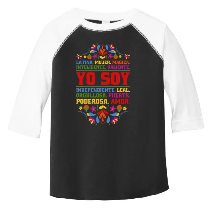 Yo Soy Latina Hispanic Heritage Month Gift Toddler Fine Jersey T-Shirt