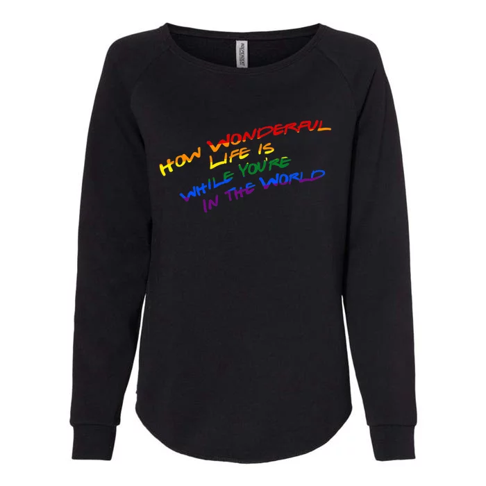 Your Song Lyrics 2 Womens California Wash Sweatshirt