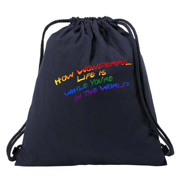 Your Song Lyrics 2 Drawstring Bag