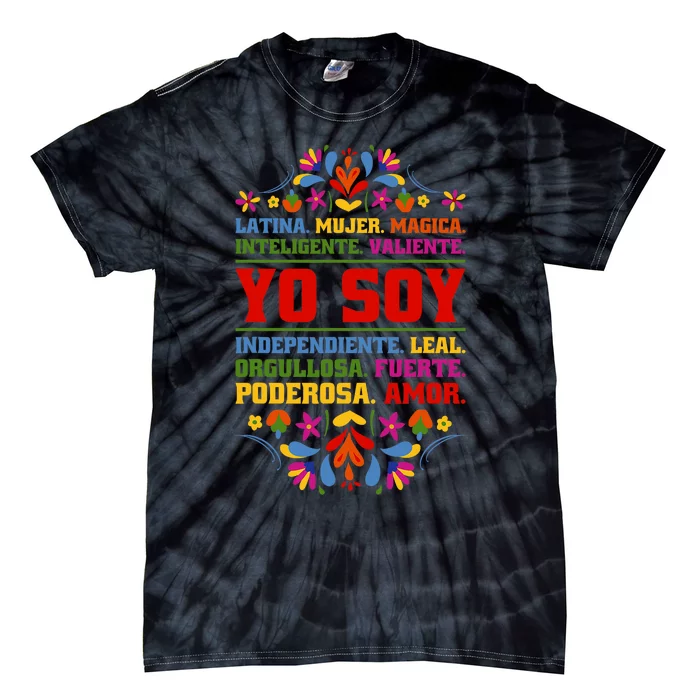 Yo Soy Latina Hispanic Heritage Month Tie-Dye T-Shirt