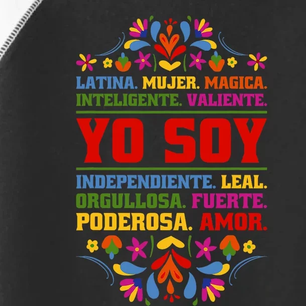 Yo Soy Latina Hispanic Heritage Month Toddler Fine Jersey T-Shirt