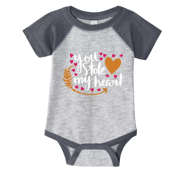 You Stole My Heart Infant Baby Jersey Bodysuit