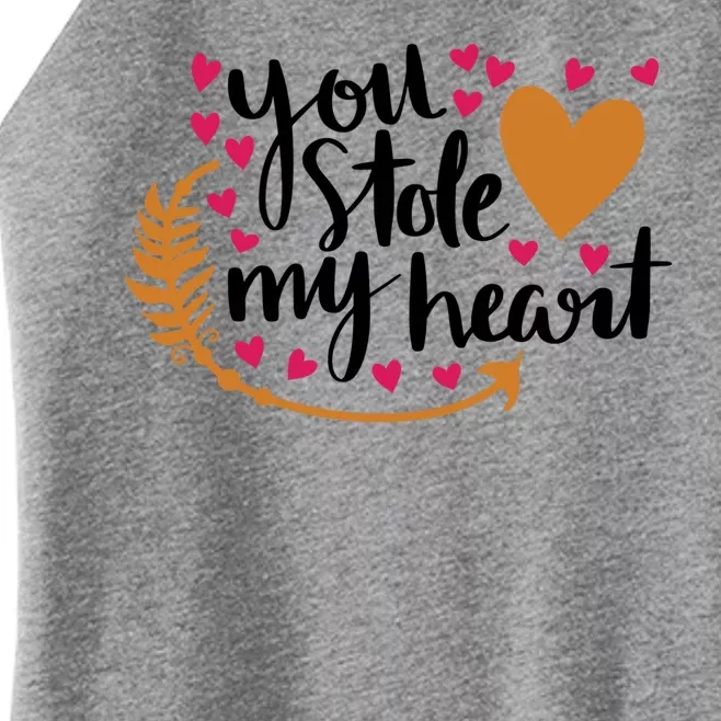 You Stole My Heart Women’s Perfect Tri Rocker Tank