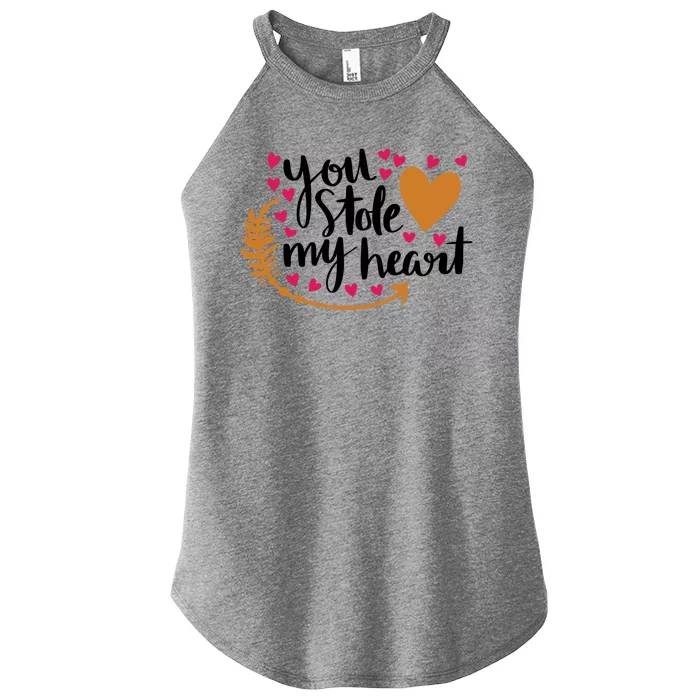 You Stole My Heart Women’s Perfect Tri Rocker Tank