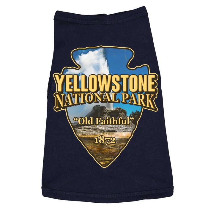 Yellow Stone National Park Old Faithful 1872 Arrow Head Doggie Tank