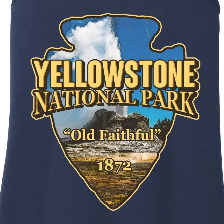 Yellow Stone National Park Old Faithful 1872 Arrow Head Ladies Essential Tank