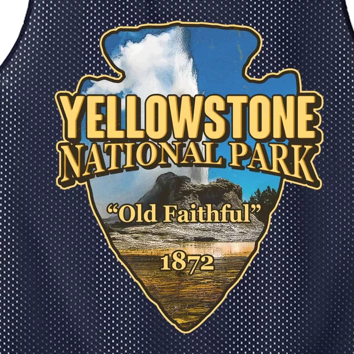 Yellow Stone National Park Old Faithful 1872 Arrow Head Mesh Reversible Basketball Jersey Tank