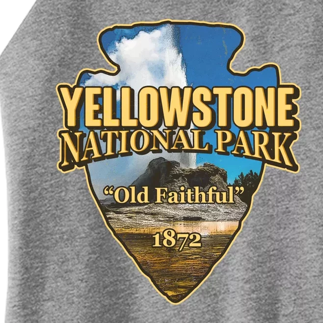 Yellow Stone National Park Old Faithful 1872 Arrow Head Women’s Perfect Tri Rocker Tank