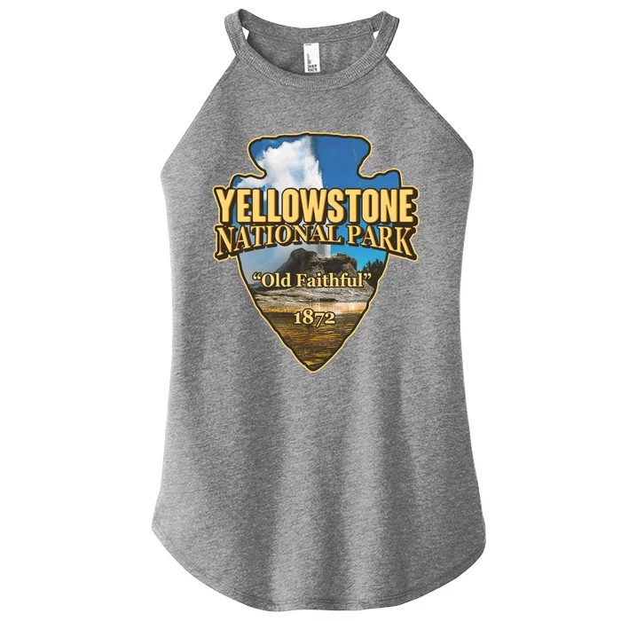 Yellow Stone National Park Old Faithful 1872 Arrow Head Women’s Perfect Tri Rocker Tank