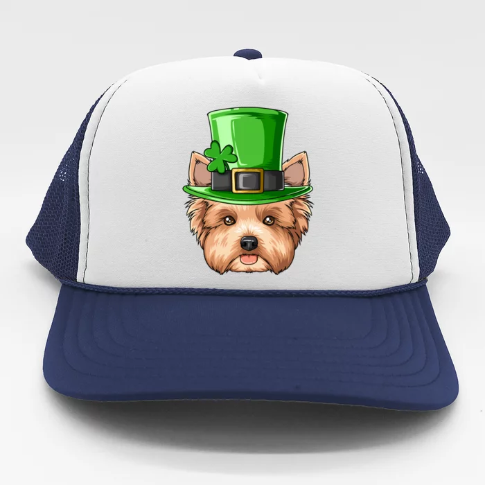 Yorkshire St Patricks Day Irish Leprechaun Yorkshire Gift Trucker Hat