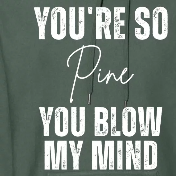 Youre So Pine You Blow My Mind Funny Christmas Premium Hoodie