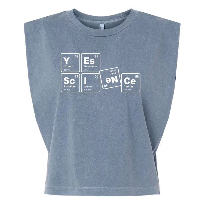 Yes Science Periodic Table Garment-Dyed Women's Muscle Tee