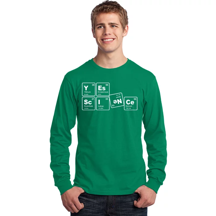 Yes Science Periodic Table Long Sleeve Shirt