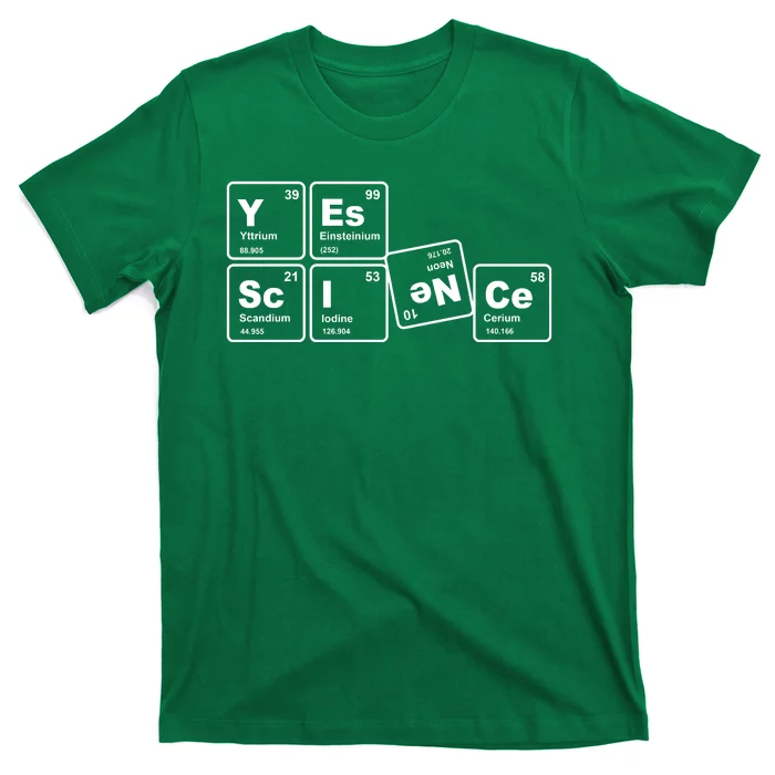 Yes Science Periodic Table T-Shirt