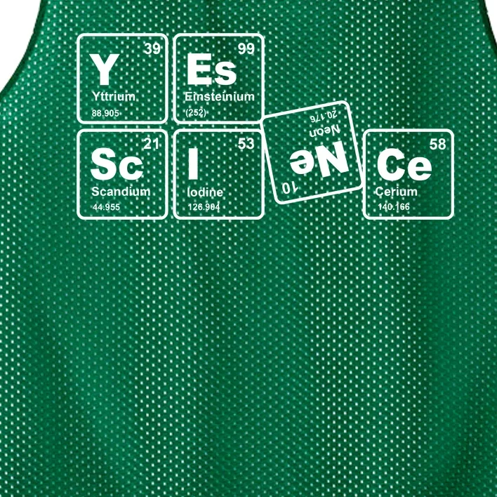 Yes Science Periodic Table Mesh Reversible Basketball Jersey Tank